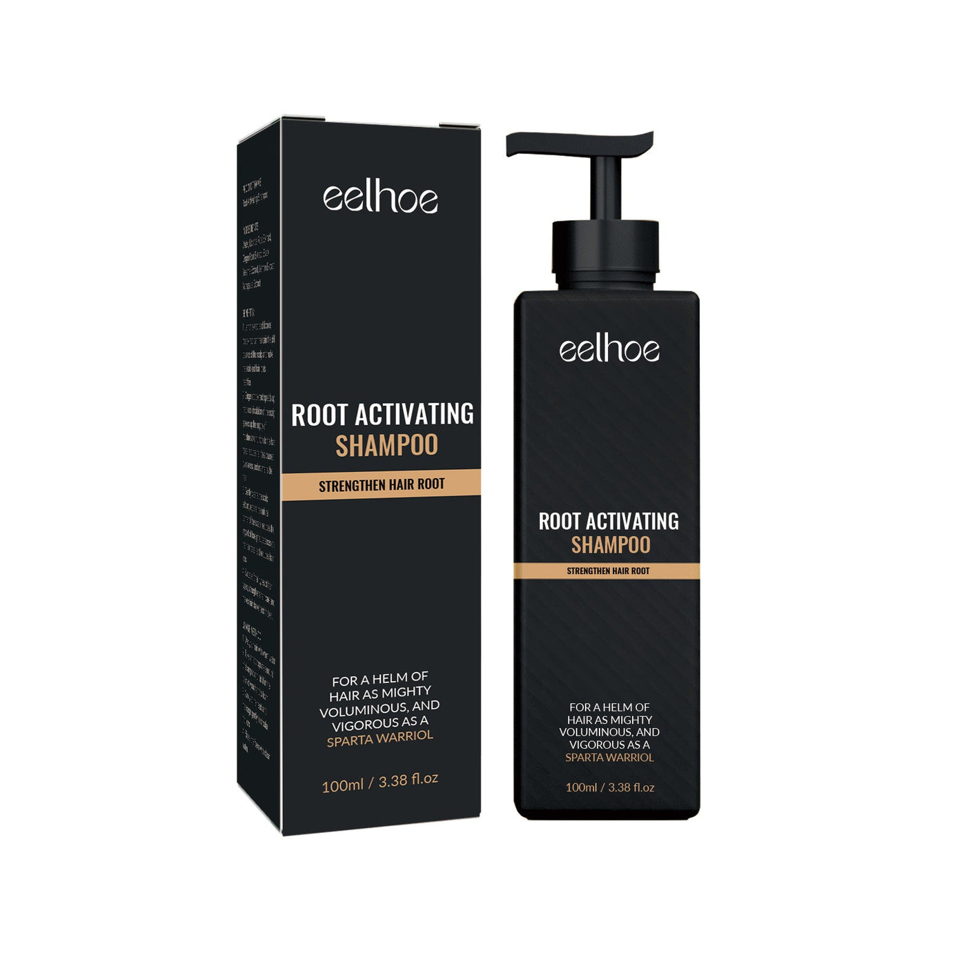 Root Activator Shampoo, Natuurlijke Haargroei Shampoo, Unisex Haarverdikking Shampoo, Zachte Shampoo voor Mannen & Vrouwen, Voedende Langdurige Haarverzorging voor Donker & Dikker Haar Nexora Store