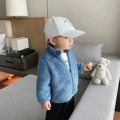 Meisjesjassen, nieuwe herfst- en winterkleding voor kinderen, pluchen bovenkleding voor kinderen Nexora Store
