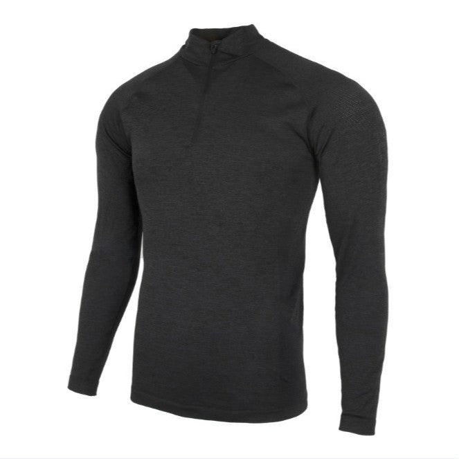 Naadloze lange mouwen rits training fitness outdoor sterke top slim fit Nexora Store
