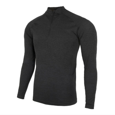 Naadloze lange mouwen rits training fitness outdoor sterke top slim fit Nexora Store