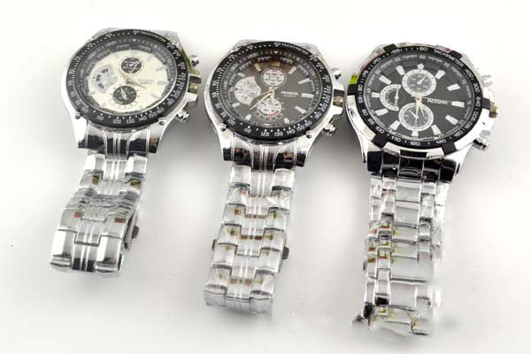 Originele herenhorloges roestvrij staal lichtgevende kalenderweergave quartz horloge voor heren mode sport herenhorloge Nexora Store