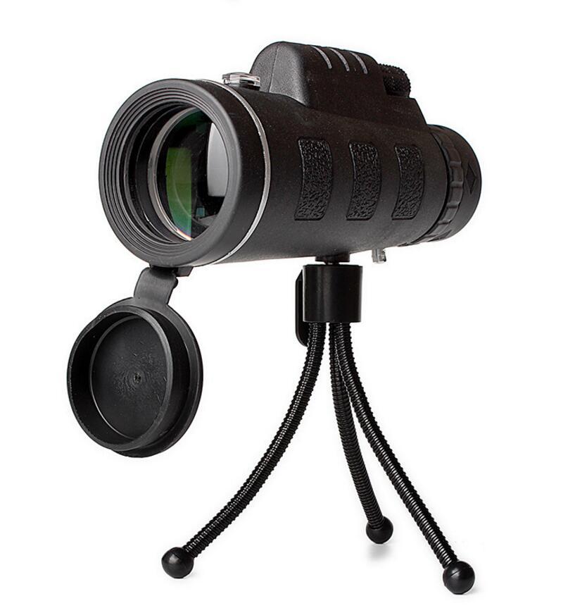 Compatibel met Apple, monoculaire telescoop, zoomscoop met kompas, telefoonclip en statief Nexora Store