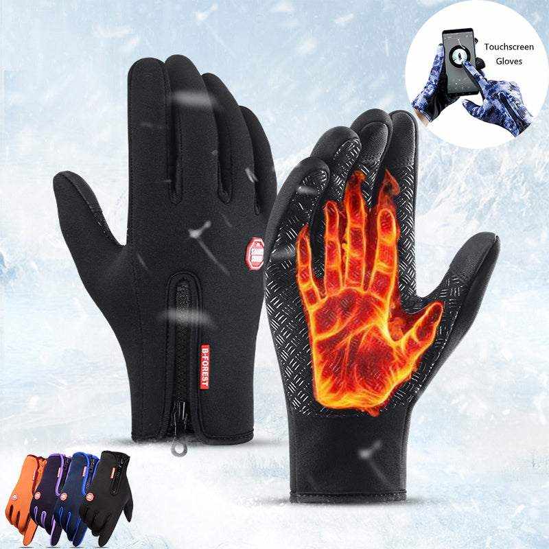Winter Gloves Touch Screen Riding Motorcycle Sliding Waterproof Sports Gloves With Fleece Nexora Store