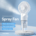 Portable Handheld Spray Fan 4-Speed Water Spray Mist Fan Summer Cooling Artifact USB Charging Summer Supplies Outdoor Mini Fan Nexora Store