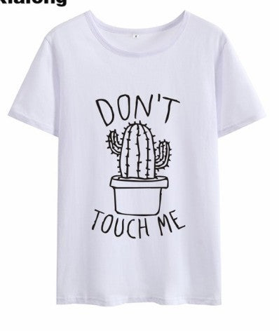 Raak me niet aan Cactus T-shirt Dames Casual Zomershirts Nexora Store