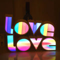 Valentines Day Decor LED LOVE Light Valentines Day Gift For Girlfriend Bithday Wedding Party Decoration Romantic Wedding Decor Nexora Store
