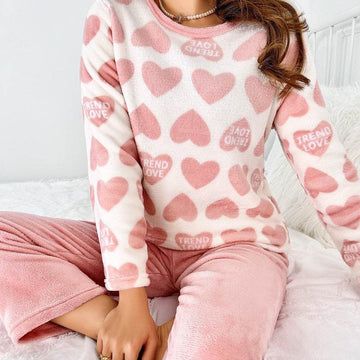 Thickening Flannel Pajamas Warm And Soft Long-sleeve Suit Nexora Store