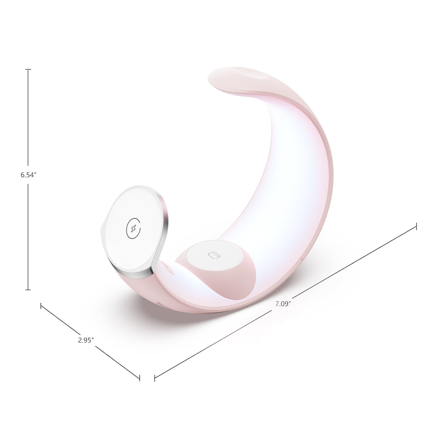4-in-1 Crescent magnetische draadloze opladerstandaard voor meerdere apparaten, GEEN stekker Nexora Store