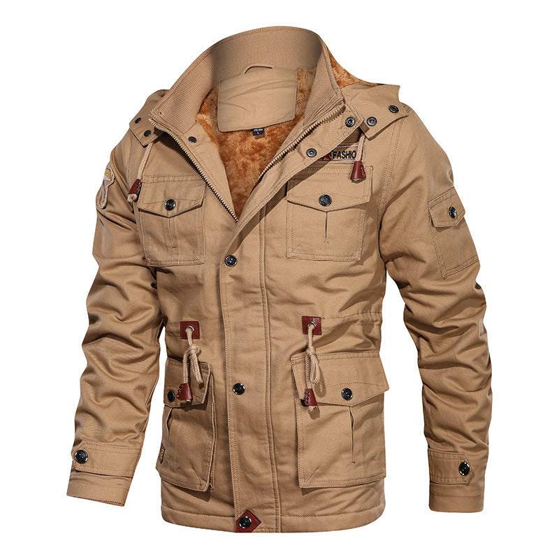 Mountainskin Heren Winter Fleece Jassen Warme Capuchonjas Thermische Dikke Buitenkleding Heren Militaire Jas Heren Merkkleding Ritchy's Shop