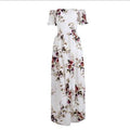 Boho-stijl lange jurk voor dames, off-shoulder strand zomerjurken Nexora Store