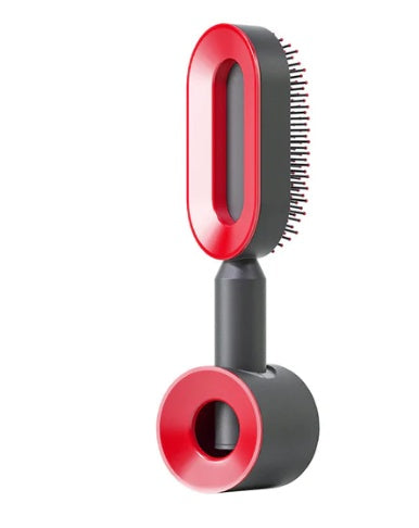 Zelfreinigende haarborstel voor vrouwen, één-toets reiniging, haaruitval, airbagmassage, hoofdhuidkam, antistatische haarborstel Nexora Store