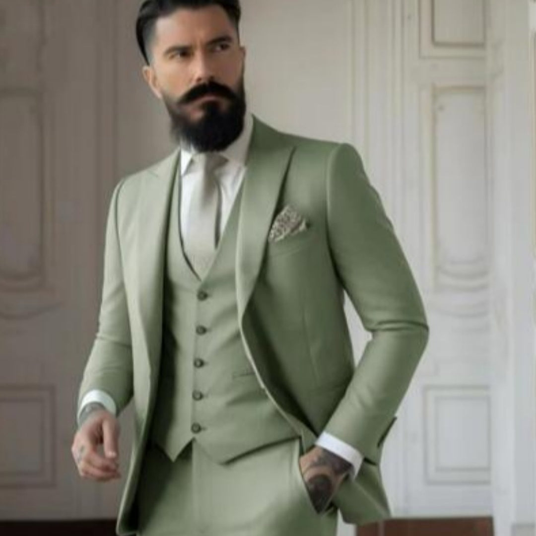 Heren Slim Fit Effen Kleur Business Pakset Nexora Store