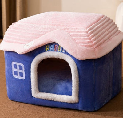 Opvouwbaar hondenhuis, kattenbed, wintervilla, slaapkennel, verwijderbaar nest, warme, afgesloten grot, bank, huisdierbenodigdheden Nexora Store