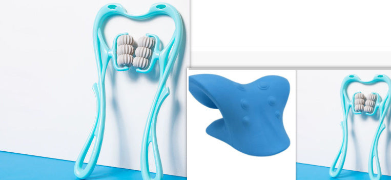 Multifunctionele handmatige nekmassage-apparaat met zes wielen, massage-relief-roller, massage-instrument Nexora Store