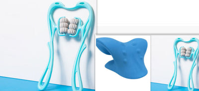 Multifunctionele handmatige nekmassage-apparaat met zes wielen, massage-relief-roller, massage-instrument Nexora Store