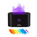 Best verkochte USB-ultrasonore vlambevochtiger (2022) met LED RGB-kleurrijke etherische olie, vuurvlam en aromaverspreider Nexora Store