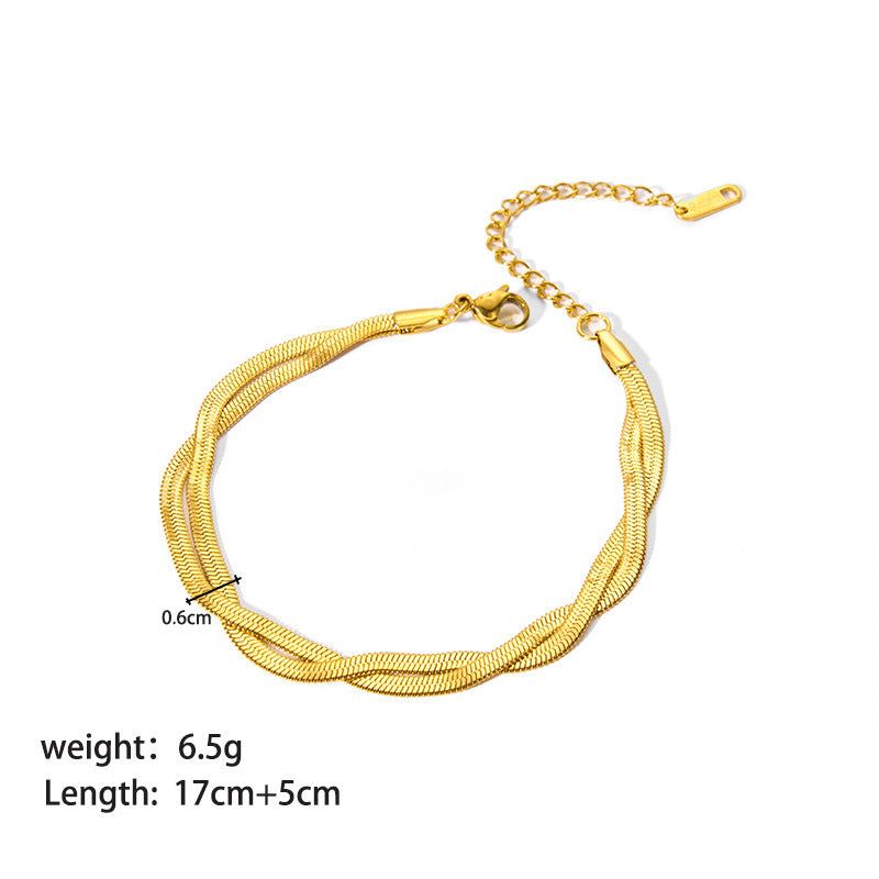 Stainless Steel Ornament Bracelet Female Nexora Store