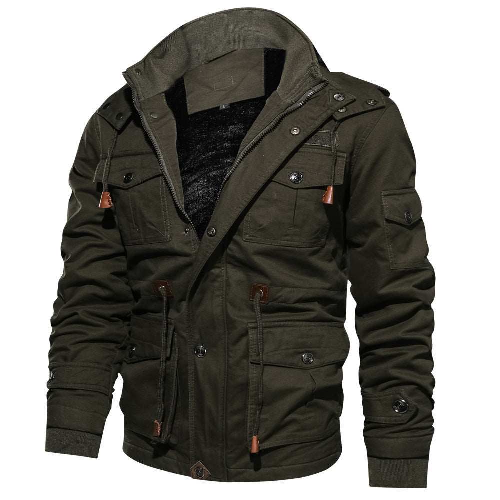 Mountainskin Heren Winter Fleece Jassen Warme Capuchonjas Thermische Dikke Buitenkleding Heren Militaire Jas Heren Merkkleding Ritchy's Shop