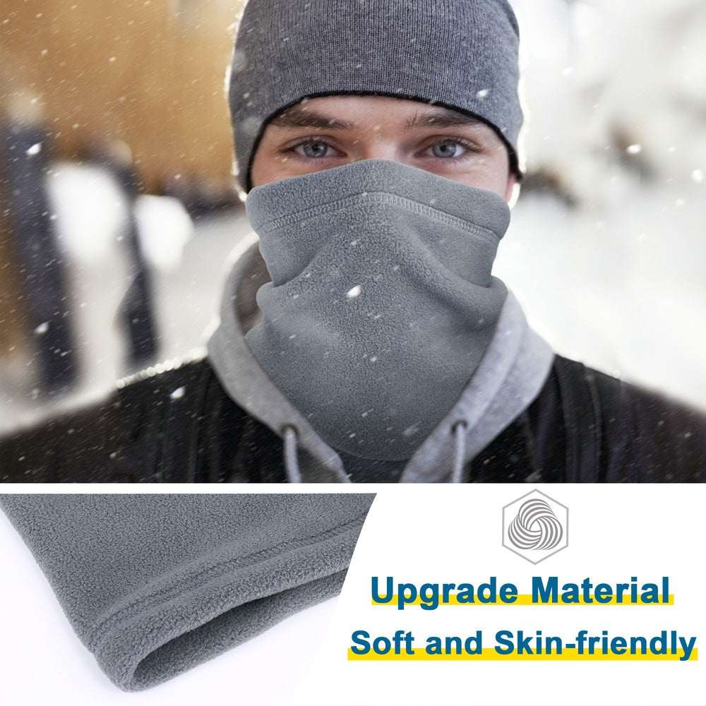 Winter winddichte sjaals fleece buis sjaal masker zachte halve gezichtsbedekking ski snowboard nekwarmer gaiter mode vrouwen mannen winter fleece gezichtsmasker sjaal bivakmuts nekwarmer Ritchy's Shop