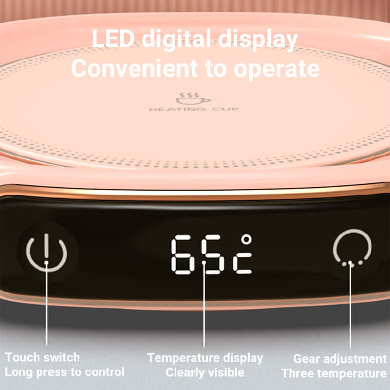 Koffiemokverwarmer Warme onderzetter Slimme verwarmende beker Thermische isolatie Constante temperatuur onderzetter Verwarmingsmat Desktop Nexora Store