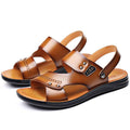Herenpantoffels van echt leer, slijtvast, antislip en ademend Ritchy's Shop