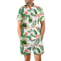 Europese maat heren casual los overhemd Hawaii Seaside 3D digitaal printen strand korte mouwen shorts Ritchy's Shop
