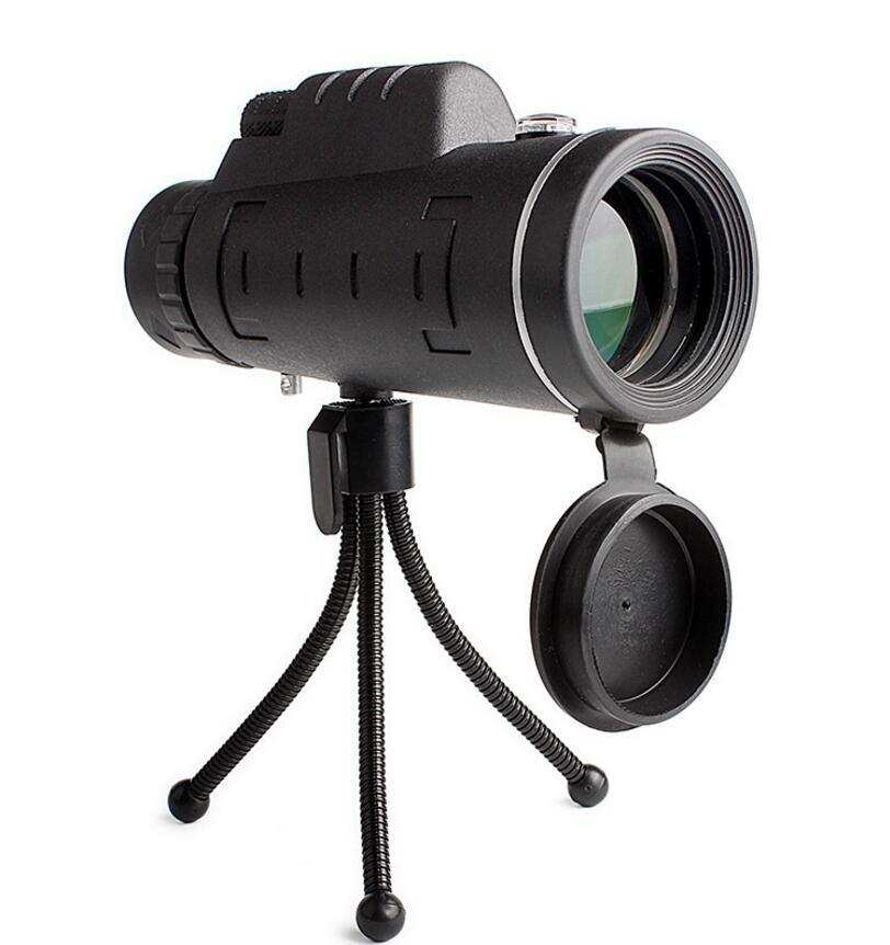 Compatibel met Apple, monoculaire telescoop, zoomscoop met kompas, telefoonclip en statief Nexora Store