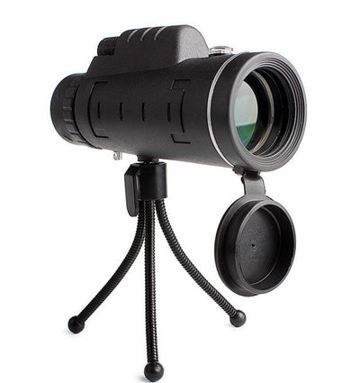 Compatibel met Apple, monoculaire telescoop, zoomscoop met kompas, telefoonclip en statief Nexora Store