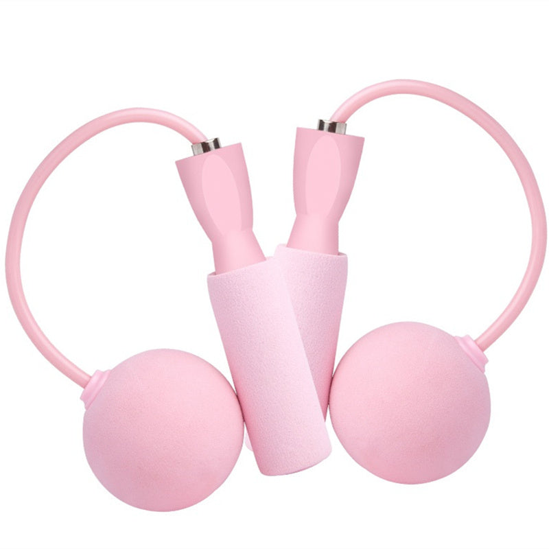 Trainingsspringtouwset Fitnessspringtouwen en siliconen handvatten voor dames, heren en kinderen met snelheid, draadloze bal, verstelbaar, anti-klit PVC-staaldraadtouw voor fitness, crossfit, binnen- en buitentraining Ritchy's Shop