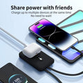 Powerbank Magnetische Draagbare Draadloze Snellader 10000mAh Type-C Kabel LED-scherm 22,5W PD Snellaadverlichting Mag-Safe Batterijpakket Voor iPhone 15 14 13 12 Mini Pro Pro Max Apparaten Digitaal Nexora Store