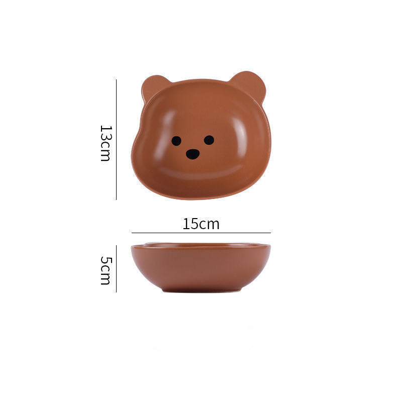 Home Cartoon schattig beervormig dinerbord Nexora Store