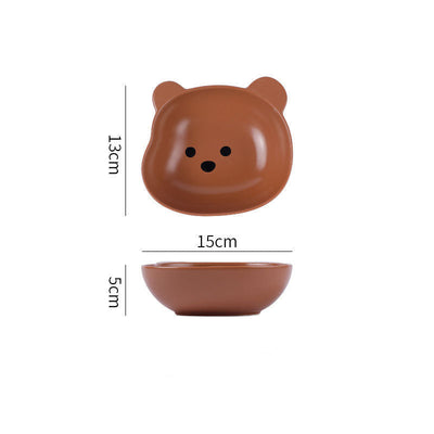 Home Cartoon schattig beervormig dinerbord Nexora Store