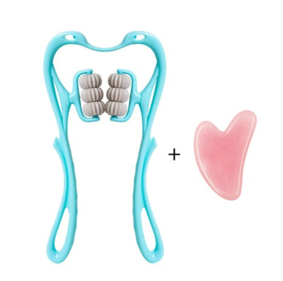 Multifunctionele handmatige nekmassage-apparaat met zes wielen, massage-relief-roller, massage-instrument Nexora Store