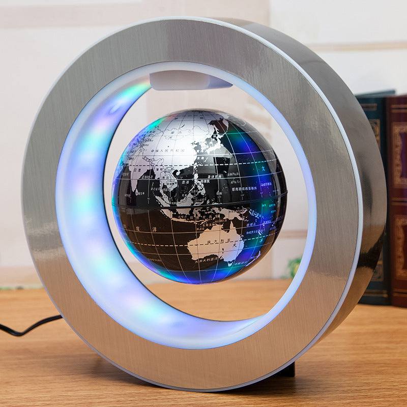 Ronde LED wereldkaart zwevende bol magnetische levitatielamp anti-zwaartekracht magie Nexora Store