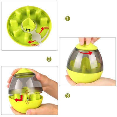Hondenvoerballen Tumbler Huisdier Puppy Voederbak Dispenser Kom Speelgoed Lekvoer Interactieve Huisdier Tumbler Voederbak Voedsel Automatische Dispenser Kom Interactieve Ballen Ritchy's Shop