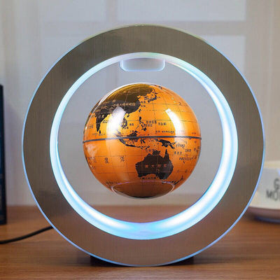 Ronde LED wereldkaart zwevende bol magnetische levitatielamp anti-zwaartekracht magie Nexora Store