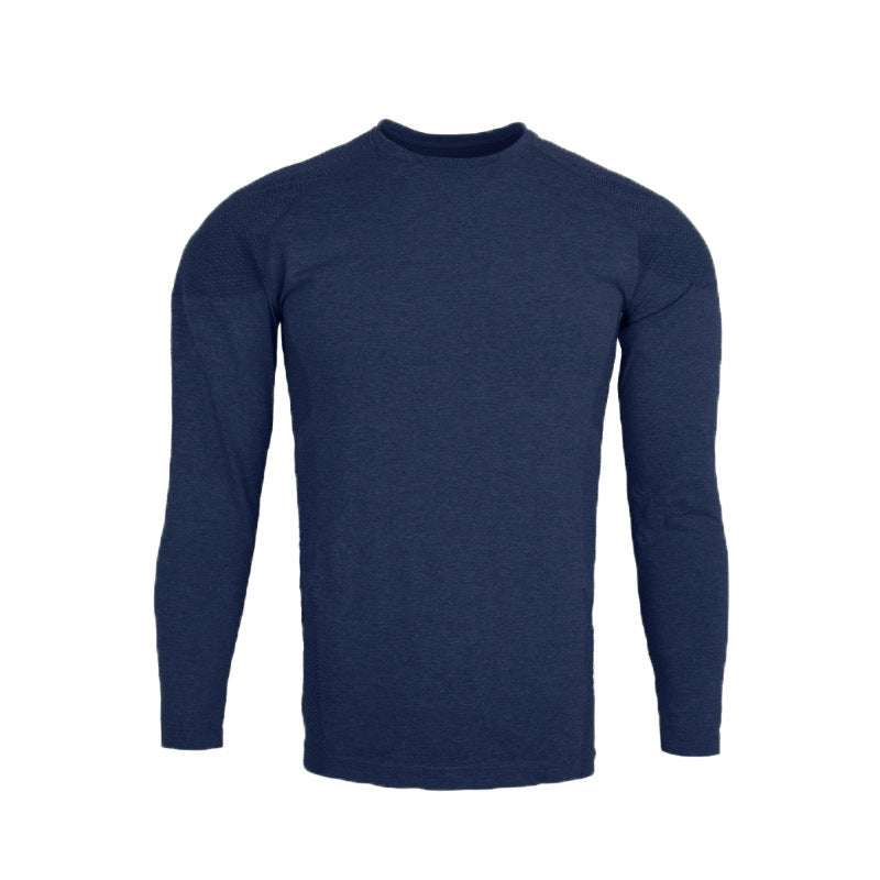 Naadloze lange mouwen rits training fitness outdoor sterke top slim fit Nexora Store