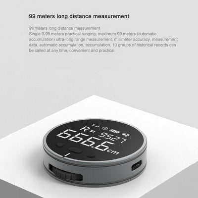 Distance Measuring Instrument Electronic Measuring Ruler Tape Measure High Definition Digital LCD High Precision Electronic Measuring Ruler Tool Nexora Store