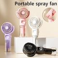 Portable Handheld Spray Fan 4-Speed Water Spray Mist Fan Summer Cooling Artifact USB Charging Summer Supplies Outdoor Mini Fan Nexora Store