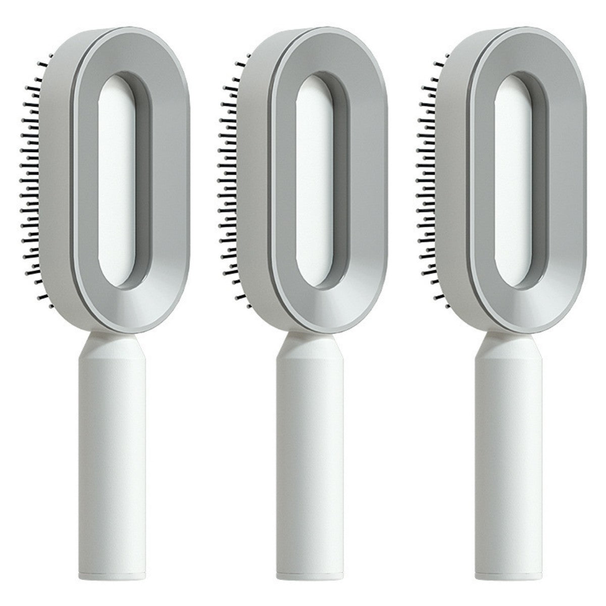 Zelfreinigende haarborstel voor vrouwen, één-toets reiniging, haaruitval, airbagmassage, hoofdhuidkam, antistatische haarborstel Nexora Store
