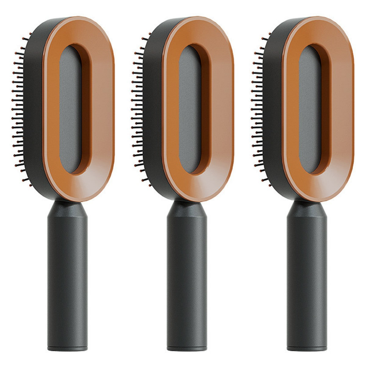 Zelfreinigende haarborstel voor vrouwen, één-toets reiniging, haaruitval, airbagmassage, hoofdhuidkam, antistatische haarborstel Nexora Store