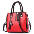 Vintage handtas voor dames, PU-leren tas met kwastjes, modieuze damestas, luxe schoudertas met grote capaciteit Ritchy's Shop
