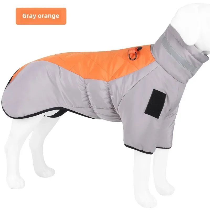 Waterdichte grote hondenjas, warme hondenkleding, winterjas, Franse hond, reflecterende hondenjas voor koud weer, sneeuwjas voor huisdieren Ritchy's Shop