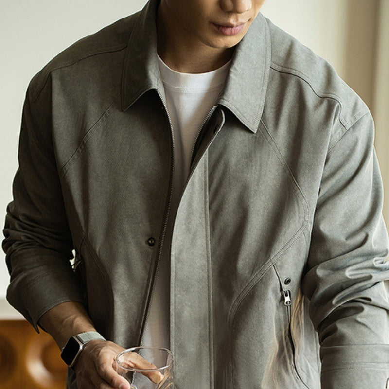 Twill winddichte jas voor heren, lente-vrijetijdsjas Ritchy's Shop