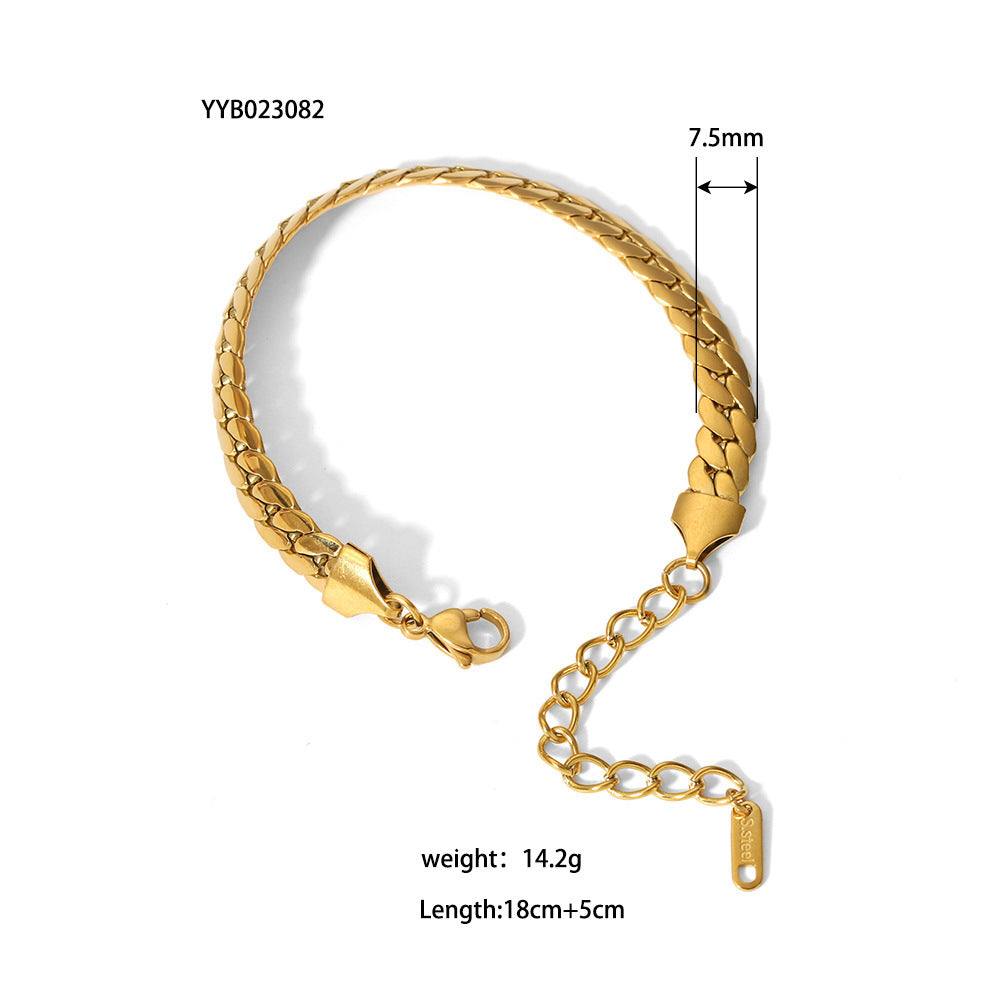 Stainless Steel Ornament Bracelet Female Nexora Store