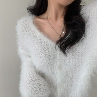 Nerts gebreide cardigan met lange mouwen voor dames Ritchy's Shop