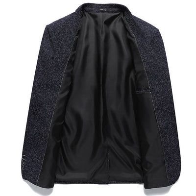 Koreaanse stijl Slim-fit enkelrijige eenknoopsjas voor kleine bedrijven Ritchy's Shop