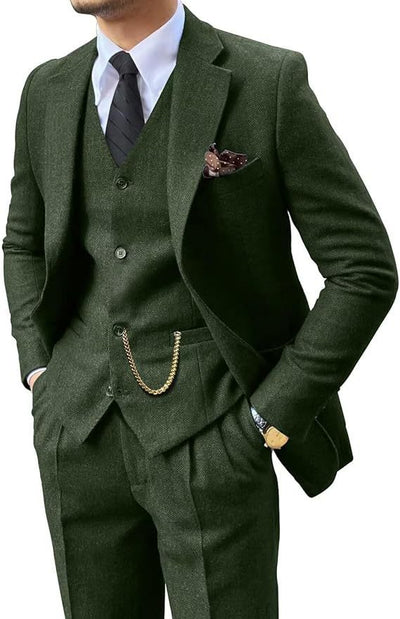 Herringbone Herenpak Slim Fit Nexora Store