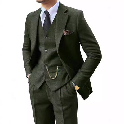 Herringbone Herenpak Slim Fit Nexora Store