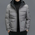Dikke donsjas heren korte afneembare muts warm Nexora Store